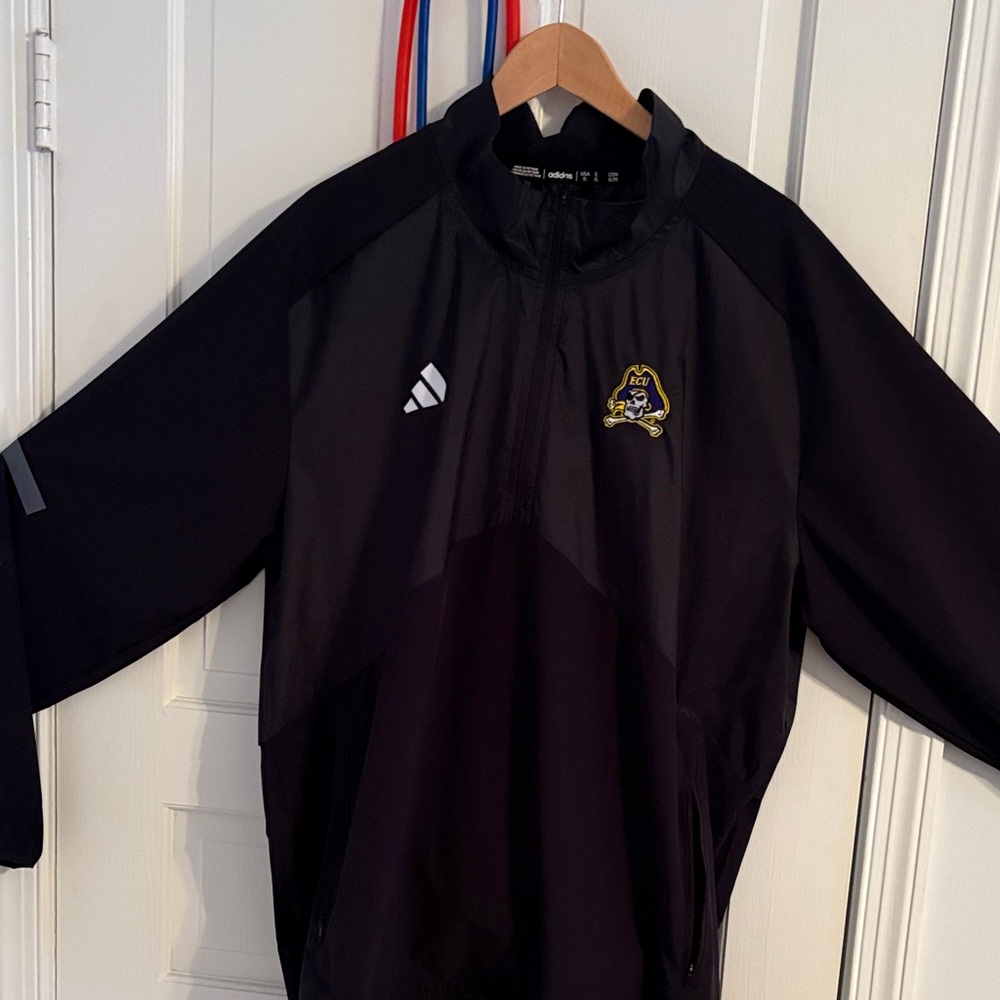 East Carolina Pirates Adidas Black Athletic Jacket
